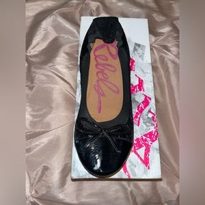 Rebels Women's Paloma Black Ballet Flats Size 7.5 NIB